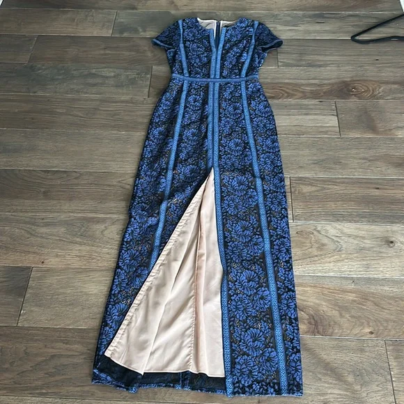 BCBGMaxAzria Cailean Midnight Blue Lace Dress - Picture 7 of 15